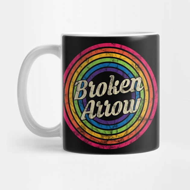 Broken Arrow - Retro Rainbow Faded-Style by MaydenArt